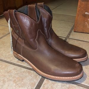 Liberty Black Leather Ankle Cowboy boots